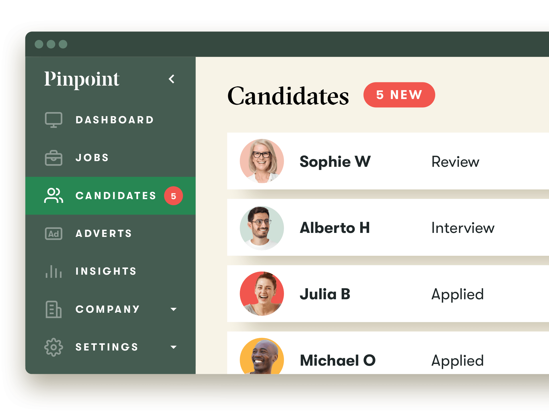 Pinpoint Talent Acquisition Software